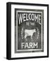 Farm Sign_Welcome To The Farm-LightBoxJournal-Framed Giclee Print