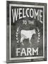 Farm Sign_Welcome To The Farm-LightBoxJournal-Mounted Giclee Print