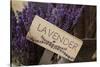 Farm Sign with Dried Lavender for Sale at Lavender Festival, Sequim, Washington, USA-Merrill Images-Stretched Canvas