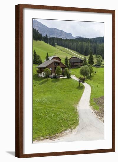 Farm, St. Leonhard Close Abbey, South Tyrol, Italy, Europe-Gerhard Wild-Framed Photographic Print
