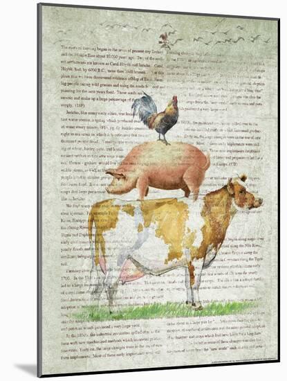Farm Stand B-null-Mounted Art Print