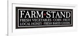 Farm Stand Wooden Sign-ALI Chris-Framed Giclee Print