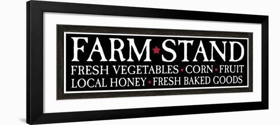 Farm Stand Wooden Sign-ALI Chris-Framed Giclee Print