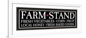 Farm Stand Wooden Sign-ALI Chris-Framed Giclee Print