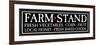 Farm Stand Wooden Sign-ALI Chris-Framed Giclee Print