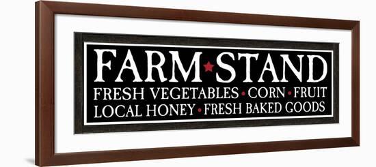 Farm Stand Wooden Sign-ALI Chris-Framed Giclee Print