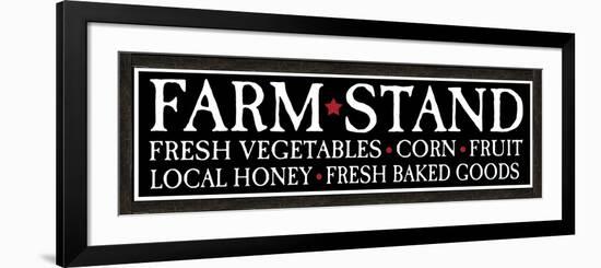 Farm Stand Wooden Sign-ALI Chris-Framed Giclee Print