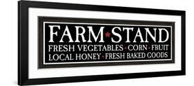 Farm Stand Wooden Sign-ALI Chris-Framed Giclee Print