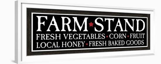 Farm Stand Wooden Sign-ALI Chris-Framed Giclee Print