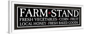 Farm Stand Wooden Sign-ALI Chris-Framed Giclee Print