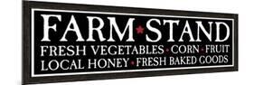 Farm Stand Wooden Sign-ALI Chris-Mounted Giclee Print