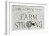Farm Strong-Denise Brown-Framed Art Print