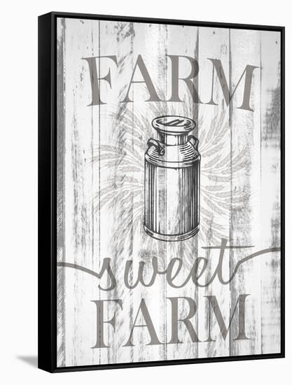 Farm Sweet Farm-Kimberly Allen-Framed Stretched Canvas