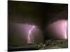 Farm Threatened by Tornado-Jim Zuckerman-Stretched Canvas