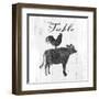 Farm to Chicken & Cow-OnRei-Framed Art Print