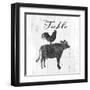 Farm to Chicken & Cow-OnRei-Framed Art Print