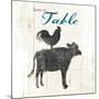 Farm To Chicken Cow-OnRei-Mounted Art Print