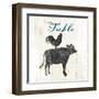 Farm To Chicken Cow-OnRei-Framed Art Print