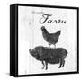 Farm to Chicken & Pig-OnRei-Framed Stretched Canvas