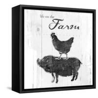 Farm to Chicken & Pig-OnRei-Framed Stretched Canvas