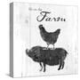Farm to Chicken & Pig-OnRei-Stretched Canvas