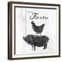 Farm to Chicken & Pig-OnRei-Framed Premium Giclee Print