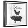 Farm to Chicken & Pig-OnRei-Framed Premium Giclee Print