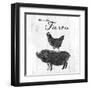 Farm to Chicken & Pig-OnRei-Framed Art Print