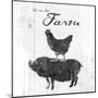 Farm to Chicken & Pig-OnRei-Mounted Art Print