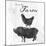 Farm to Chicken & Pig-OnRei-Mounted Art Print