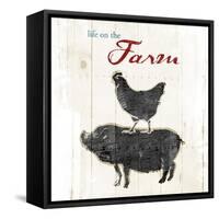 Farm To Chicken Pig-OnRei-Framed Stretched Canvas