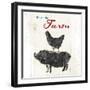 Farm To Chicken Pig-OnRei-Framed Art Print