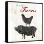 Farm To Chicken Pig-OnRei-Framed Stretched Canvas