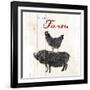 Farm To Chicken Pig-OnRei-Framed Art Print