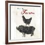 Farm To Chicken Pig-OnRei-Framed Art Print