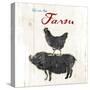 Farm To Chicken Pig-OnRei-Stretched Canvas