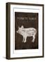 Farm To Table Cow-Jace Grey-Framed Art Print
