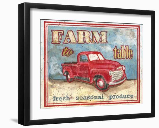 Farm to Table I-Catherine Jones-Framed Art Print