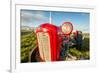 Farm Tractor, Flatey Island, Borgarfjordur, Iceland-null-Framed Photographic Print