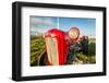 Farm Tractor, Flatey Island, Borgarfjordur, Iceland-null-Framed Photographic Print