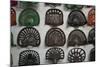 Farm Tractor Seats, Plainsman Museum, Aurora, Nebraska, USA-Walter Bibikow-Mounted Photographic Print