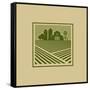 Farm Vector-VoodooDot-Framed Stretched Canvas