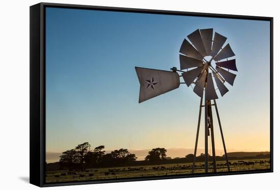 Farm Windmill-rghenry-Framed Stretched Canvas