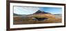 Farm with a Mountain in the Background, Iceland-null-Framed Photographic Print