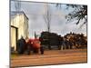 Farm with Old Red Tractor and Firewood, Montevideo, Uruguay-Per Karlsson-Mounted Premium Photographic Print