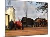 Farm with Old Red Tractor and Firewood, Montevideo, Uruguay-Per Karlsson-Mounted Photographic Print