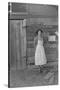 Farm Woman Beside Her Barn Door-Dorothea Lange-Stretched Canvas