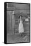 Farm Woman Beside Her Barn Door-Dorothea Lange-Framed Stretched Canvas