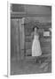 Farm Woman Beside Her Barn Door-Dorothea Lange-Framed Art Print