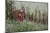 Farm Worker with Basket, Kunming Dongchuan Red Lands, China-Darrell Gulin-Mounted Photographic Print